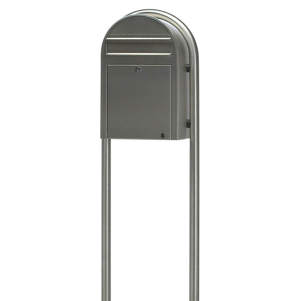 Numéro de l'image du produit 2: Boîte aux lettres avec ouverture d’insertion Bobi, H x l x L 500 x 320 x 210 mm, acier inoxydable