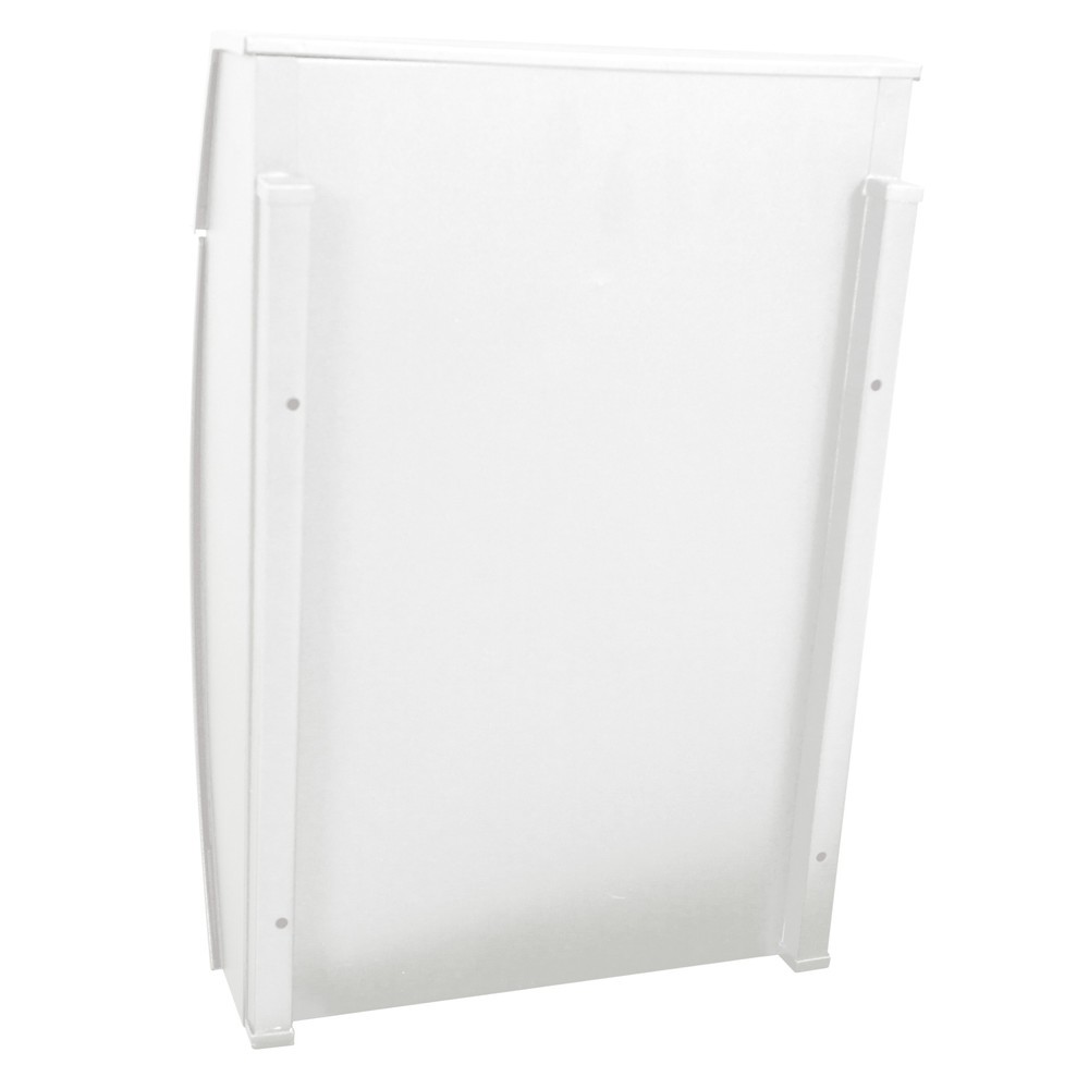 N° de l'image du produit 3 : Boîte aux lettres murale Geronan, en acier galvanisé, avec serrure à cylindre, blanc mat