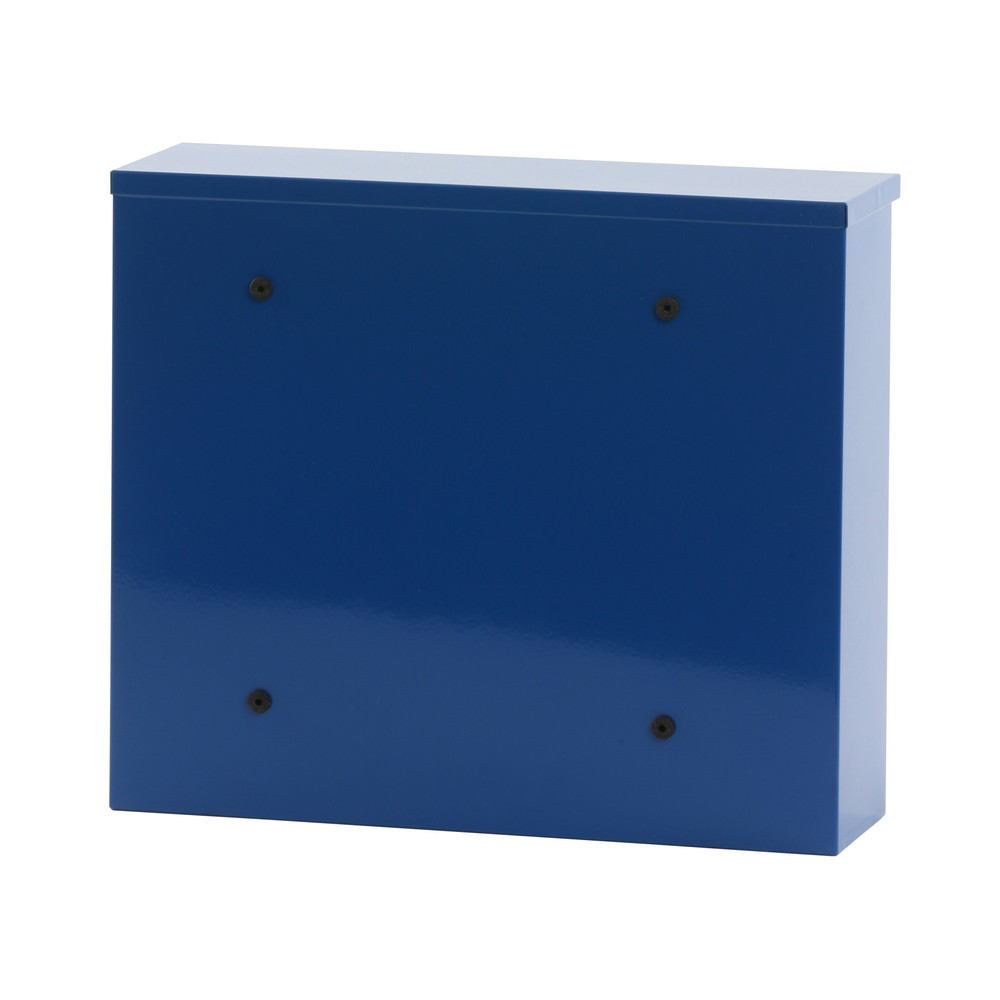 N° de l'image du produit 3 : Boîte aux lettres murale Granadan, avec serrure à cylindre, en acier galvanisé, bleu