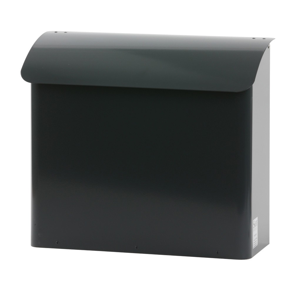 Numéro de l'image du produit 1: Boîte aux lettres murale, L x l x h 160 x 415 x 420 mm, avec ouverture d’insertion verrouillable, anthracite