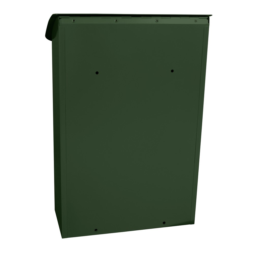 N° de l'image du produit 3 : Boîte aux lettres murale Denian, en acier galvanisé, avec serrure à cylindre, vert