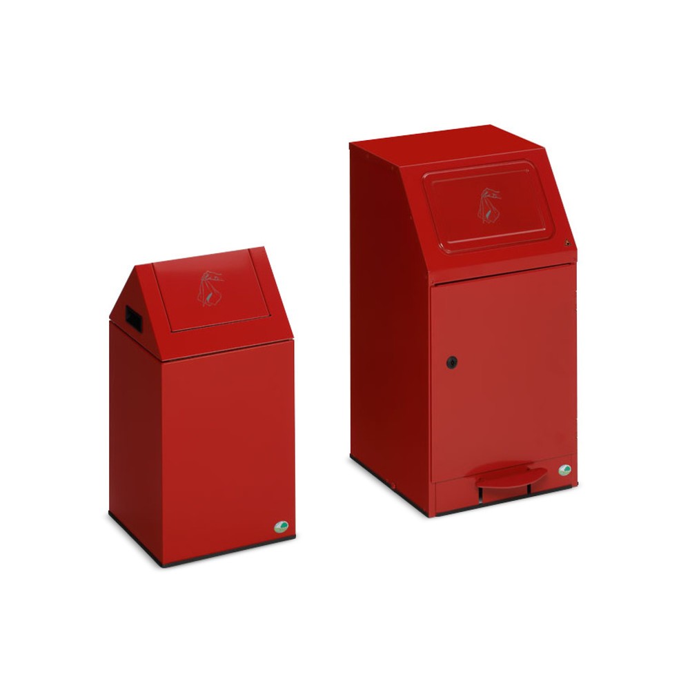 Numéro de l'image du produit 1: VAR® Boîte pour laine de nettoyage, avec pédale pour clapet