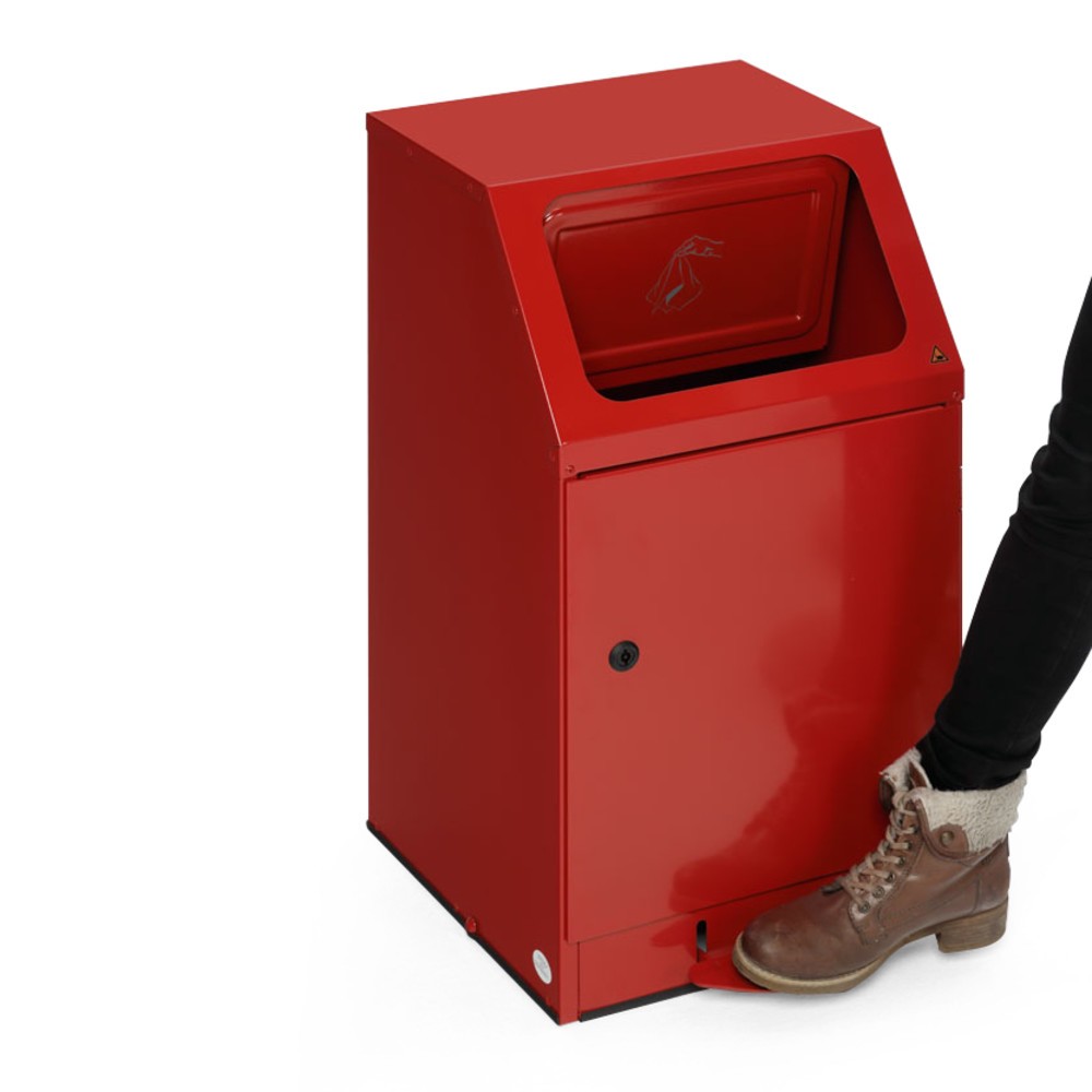 Numéro de l'image du produit 2: VAR® Boîte pour laine de nettoyage, avec pédale pour clapet
