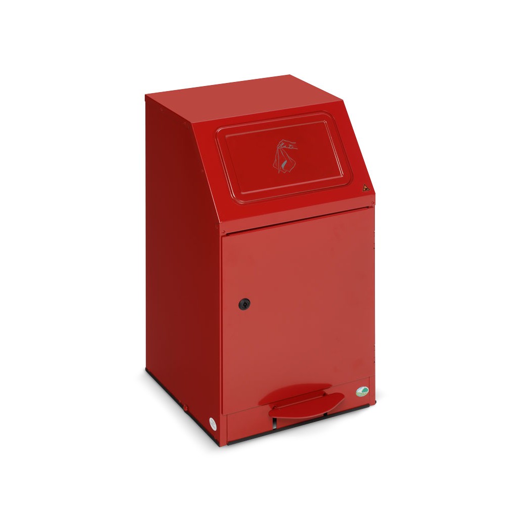 Numéro de l'image du produit 4: VAR® Boîte pour laine de nettoyage, avec pédale pour clapet
