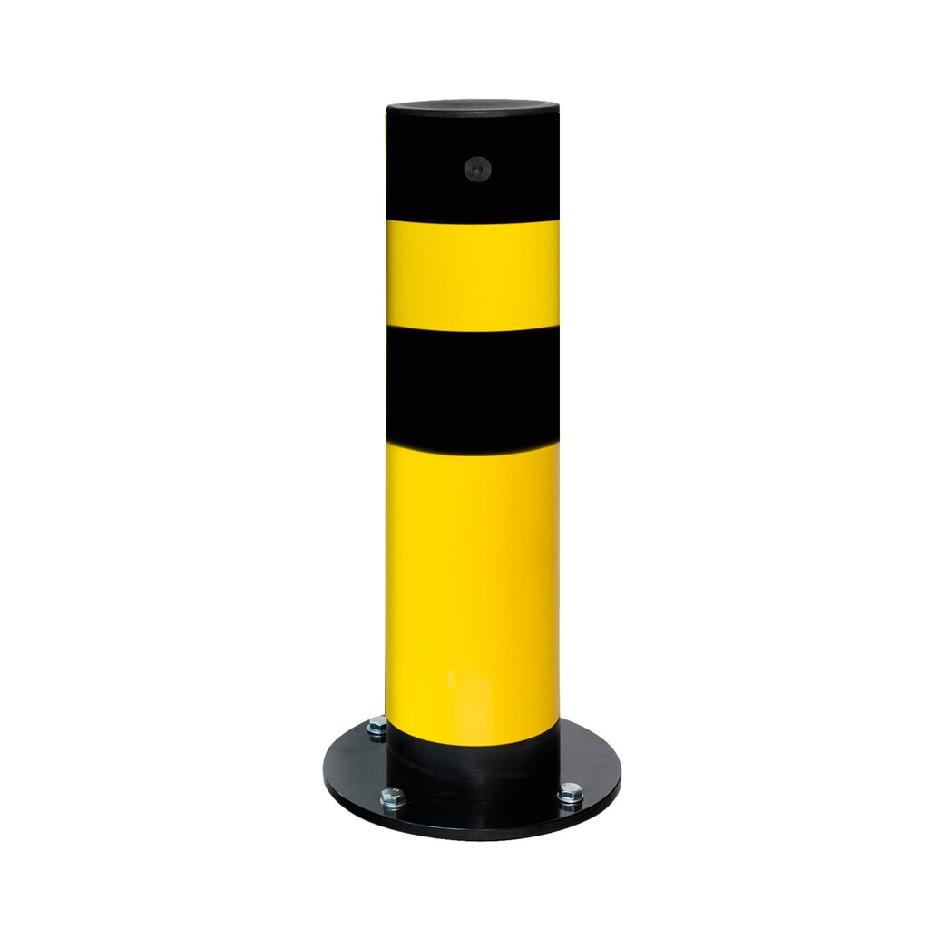 N° de l'image du produit 2 : MORAVIA Borne de protection inclinable Swing, pour l’extérieur, HxØ 655 x 159 mm