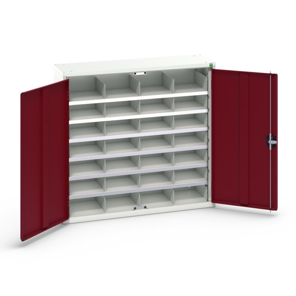 bott Armoire à casiers verso, avec 28 compartiments, lxPxH : 1 050 x 350 x 1 000 mm Illustration du produit: bott Armoire à casiers verso, avec 28 compartiments, lxPxH : 1 050 x 350 x 1 000 mm