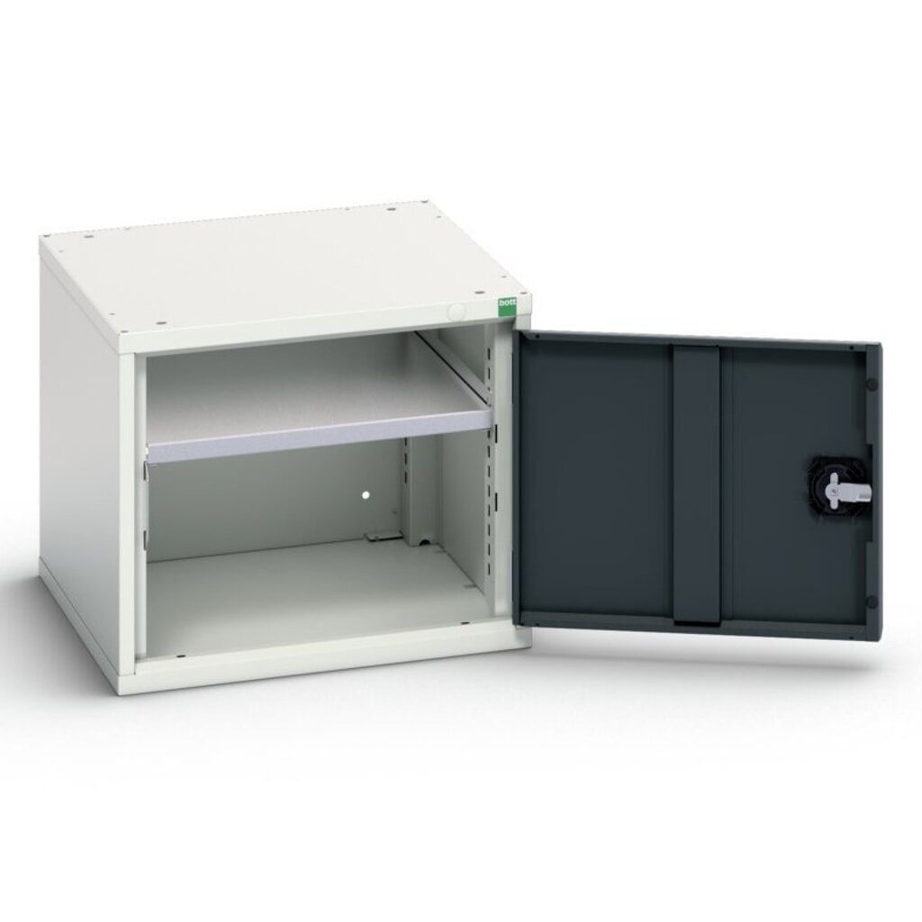 N° de l'image du produit 1 : bott verso Armoire d’appoint, avec 1 tablette, lxPxH : 525 x 550 x 450 mm