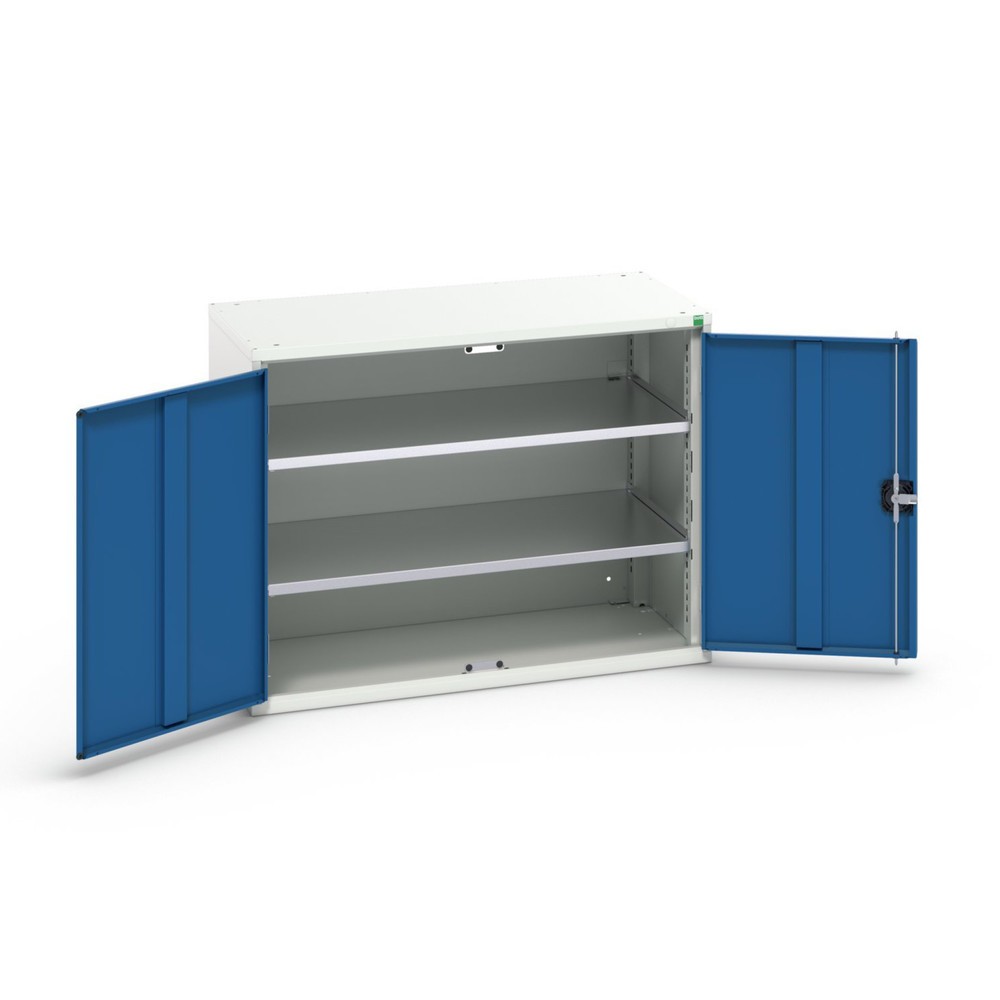 N° de l'image du produit 1 : bott verso Armoire d’appoint, avec 2 tablettes, lxPxH : 1 050 x 550 x 800 mm