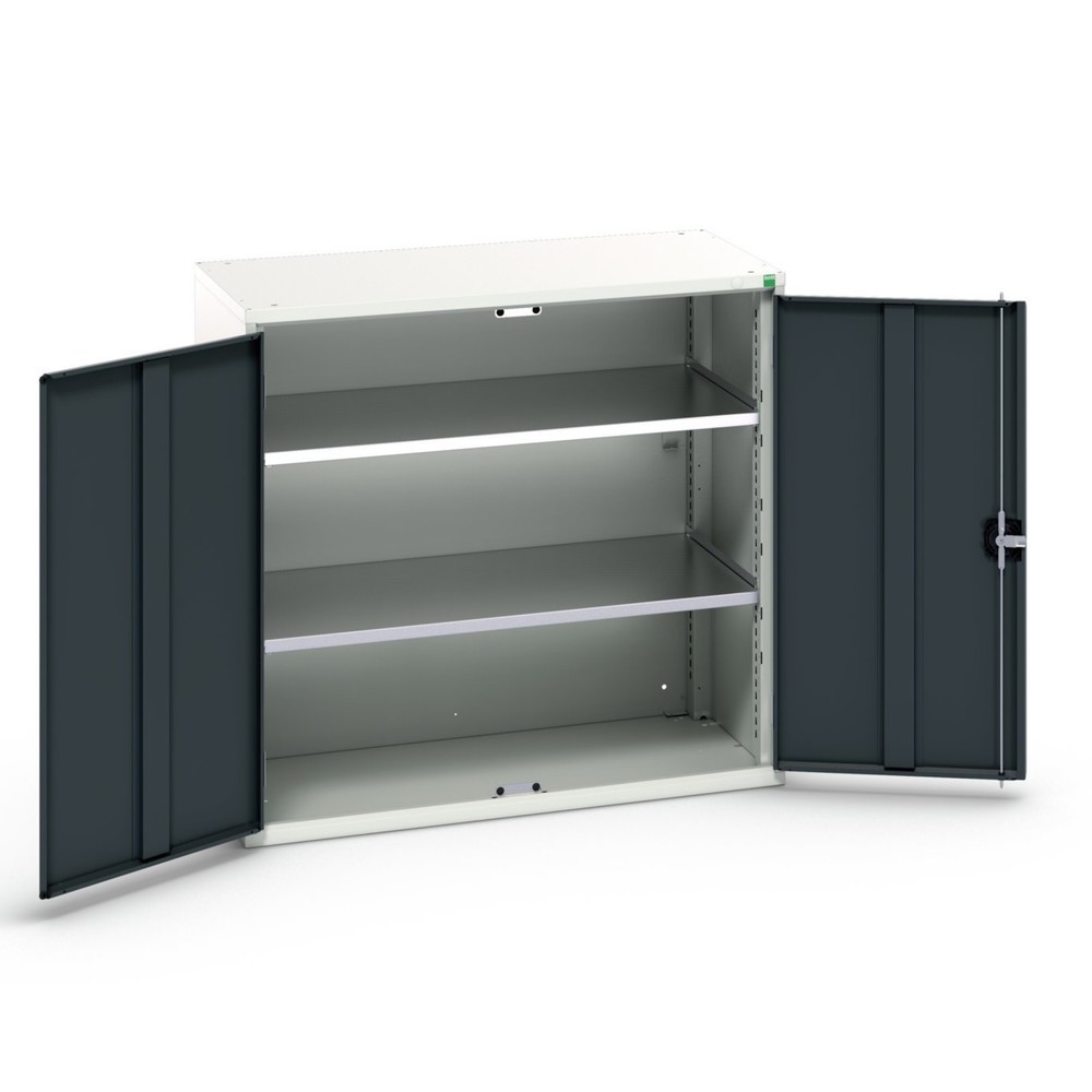 N° de l'image du produit 1 : bott verso Armoire d’appoint, avec 2 tablettes, lxPxH : 1 050 x 550 x 1 000 mm