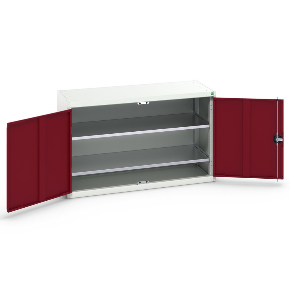 N° de l'image du produit 1 : bott verso Armoire d’appoint, avec 2 tablettes, lxPxH : 1 300 x 550 x 800 mm