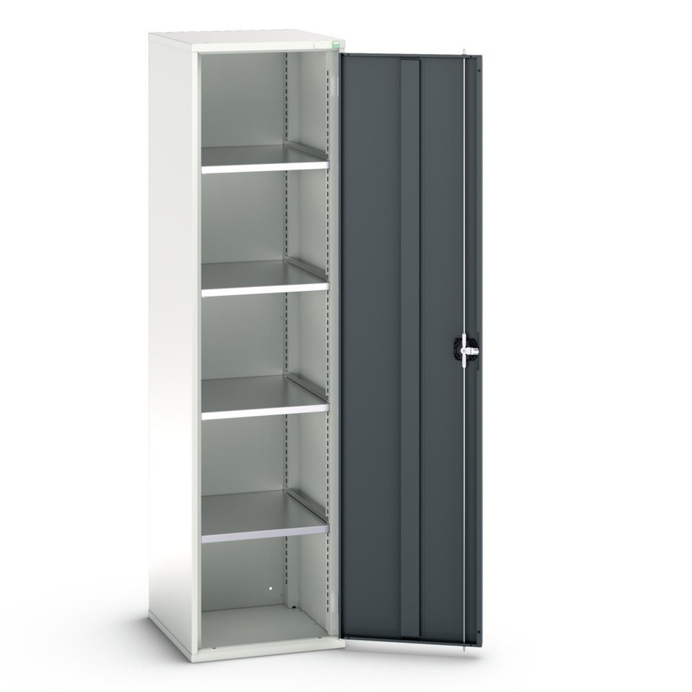 N° de l'image du produit 1 : bott Armoire à porte battante verso, avec 4 tablettes, lxPxH : 525 x 550 x 2 000 mm