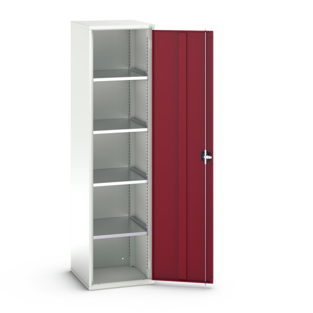 N° de l'image du produit 1 : bott Armoire à porte battante verso, avec 4 tablettes, lxPxH : 525 x 550 x 2 000 mm