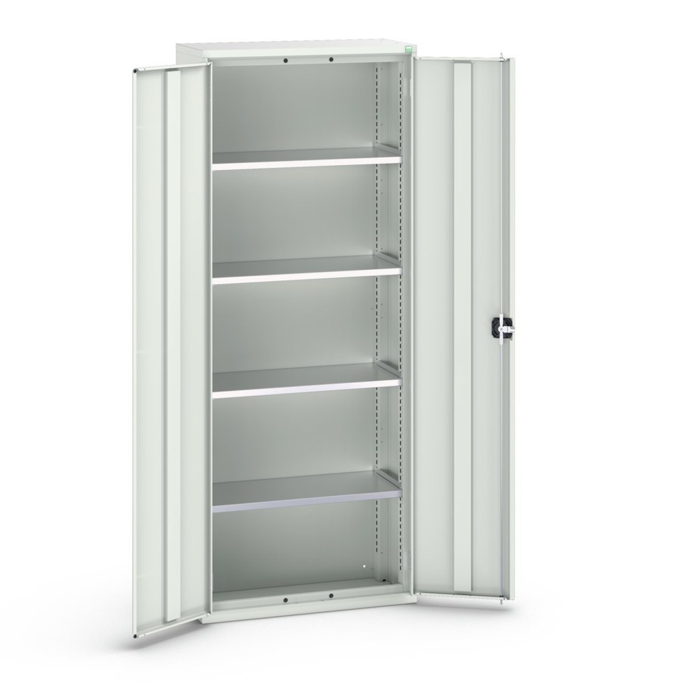 N° de l'image du produit 1 : bott Armoire à portes battantes verso, avec 4 tablettes, lxPxH : 800 x 350 x 2 000 mm