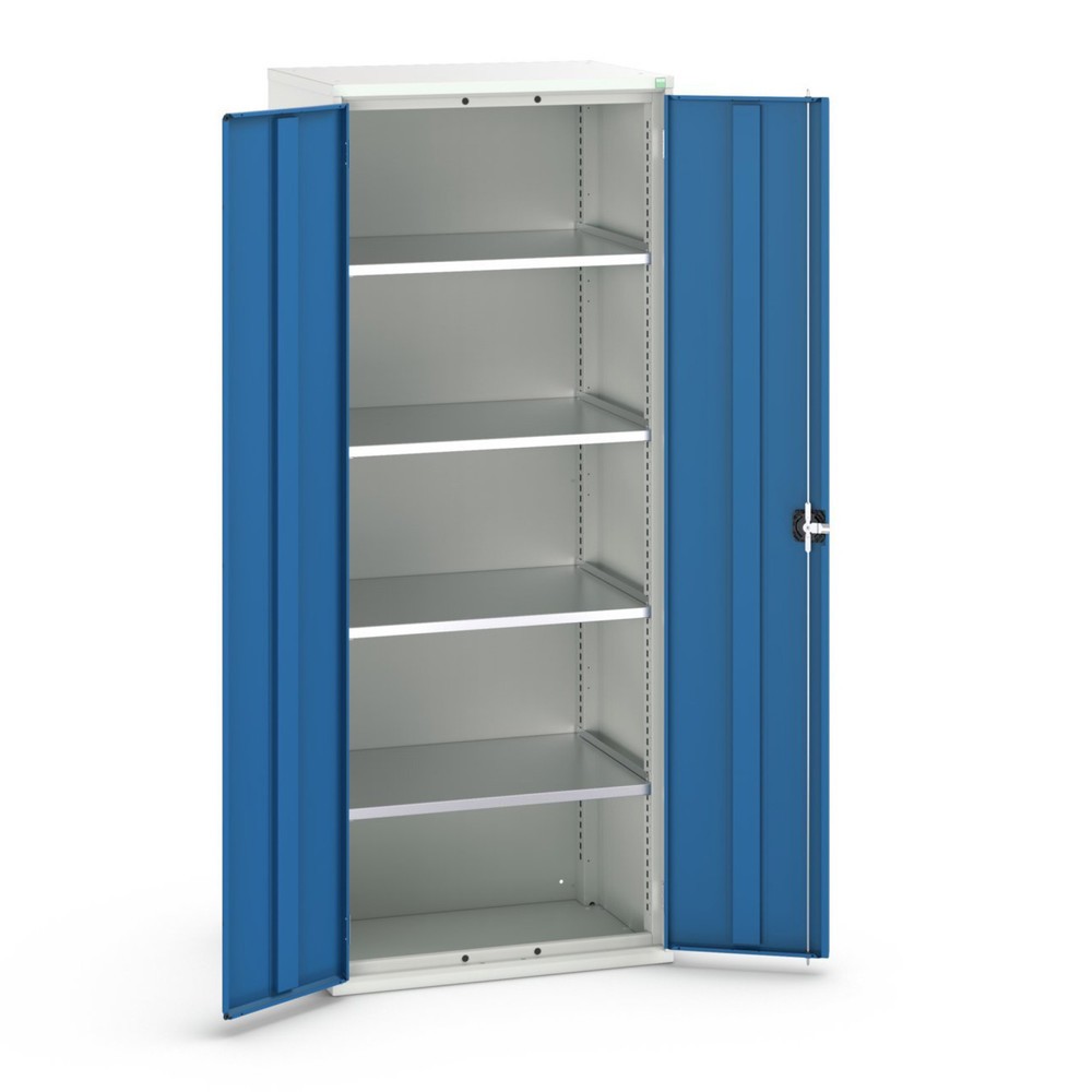 N° de l'image du produit 1 : bott Armoire à portes battantes verso, avec 4 tablettes, lxPxH : 800 x 550 x 2 000 mm