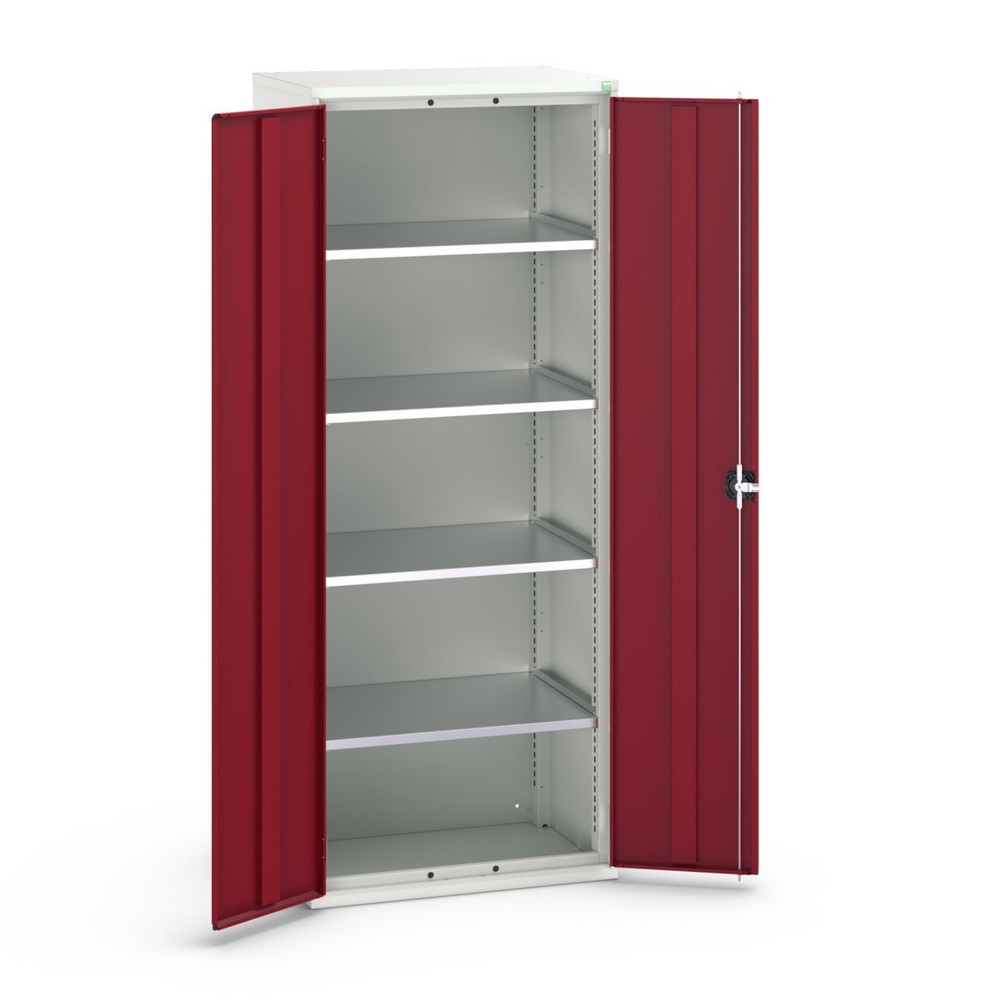 N° de l'image du produit 1 : bott Armoire à portes battantes verso, avec 4 tablettes, lxPxH : 800 x 550 x 2 000 mm