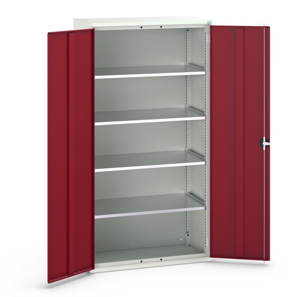 N° de l'image du produit 1 : bott Armoire à portes battantes verso, avec 4 tablettes, lxPxH : 1 050 x 550 x 2 000 mm