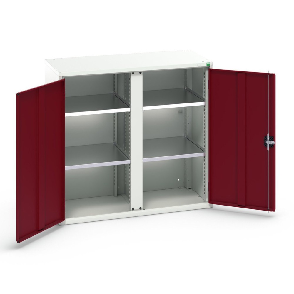 N° de l'image du produit 1 : bott Armoire à portes battantes verso, avec 4 tablettes, lxPxH : 1 050 x 550 x 1 000 mm
