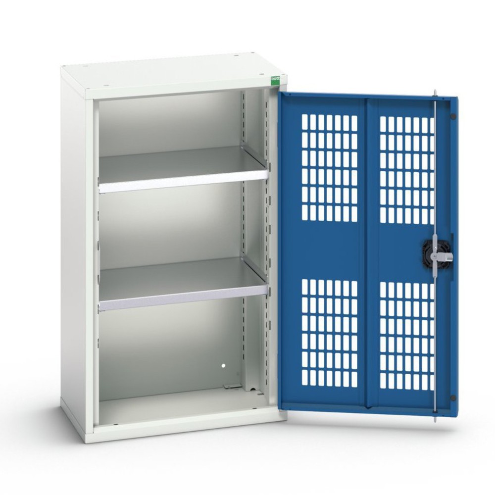 N° de l'image du produit 1 : bott Armoire à portes battantes verso avec ventilation, avec 2 tablettes, lxPxH : 525 x 350 x 900 mm