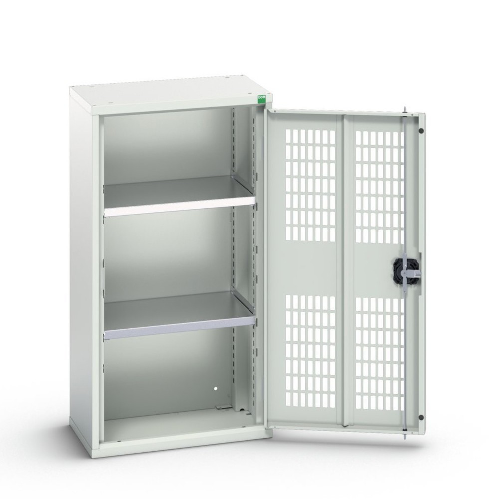 N° de l'image du produit 1 : bott Armoire à portes battantes verso avec ventilation, avec 2 tablettes, lxPxH : 525 x 350 x 1 000 mm