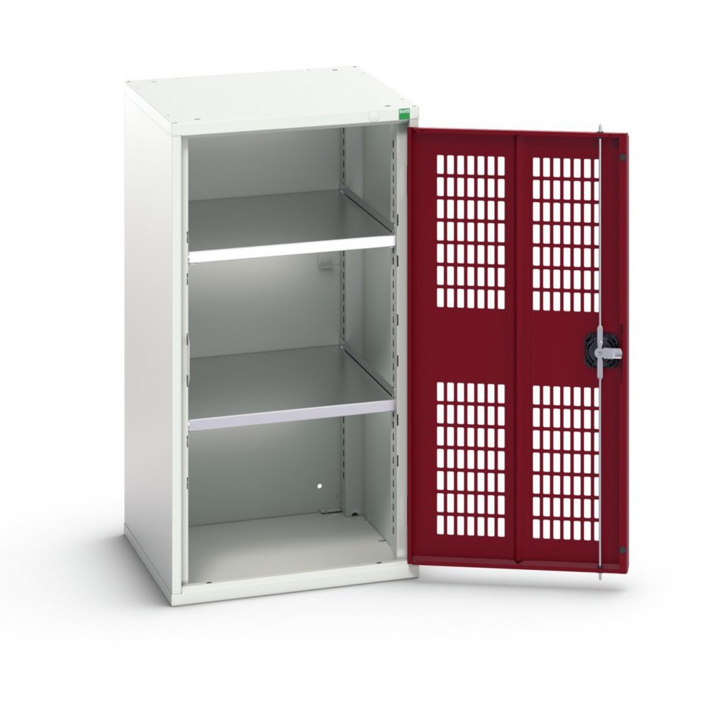 N° de l'image du produit 1 : bott Armoire à portes battantes verso avec ventilation, avec 2 tablettes, lxPxH : 525 x 550 x 1 000 mm