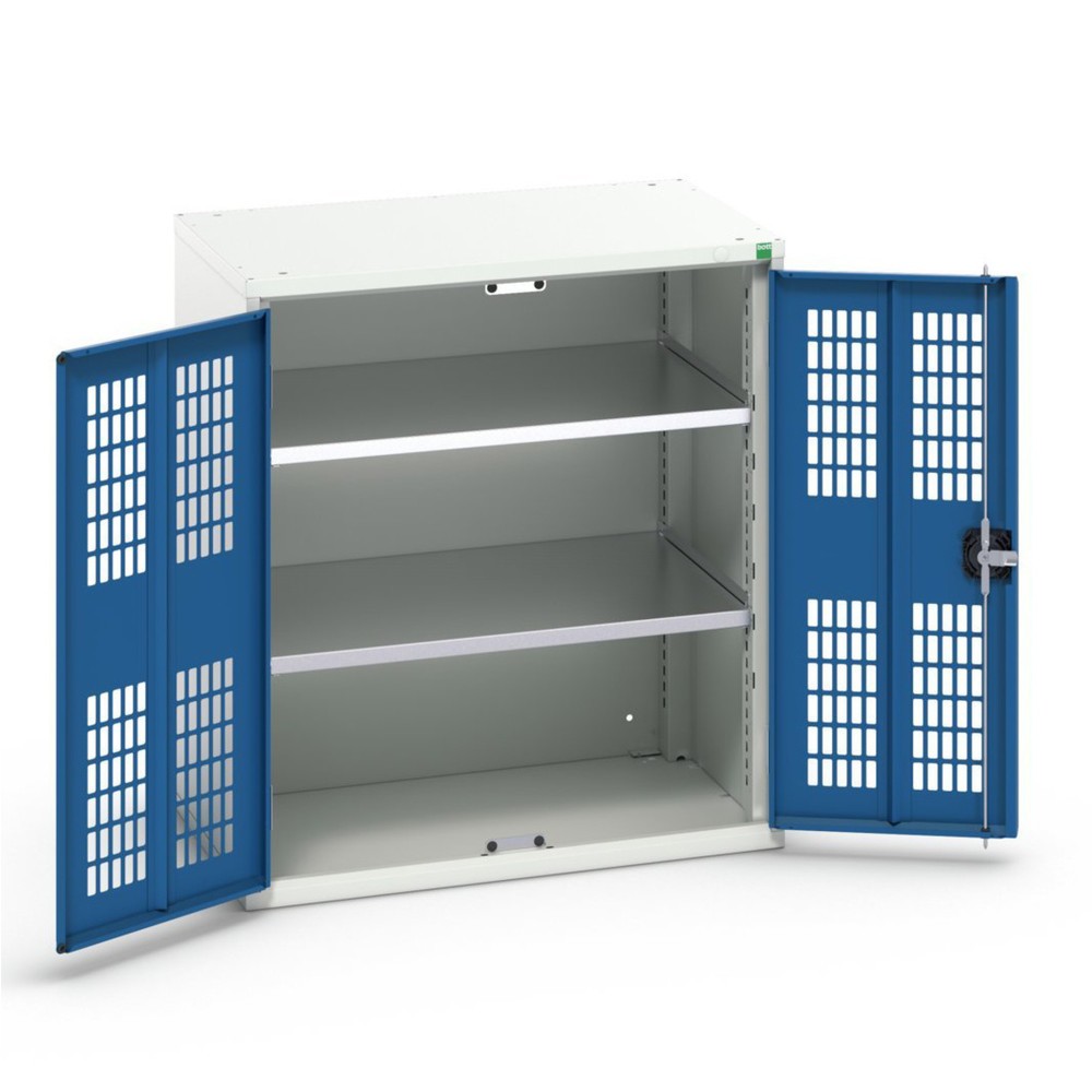N° de l'image du produit 1 : bott Armoire à portes battantes verso avec ventilation, avec 2 tablettes, lxPxH : 800 x 550 x 900 mm