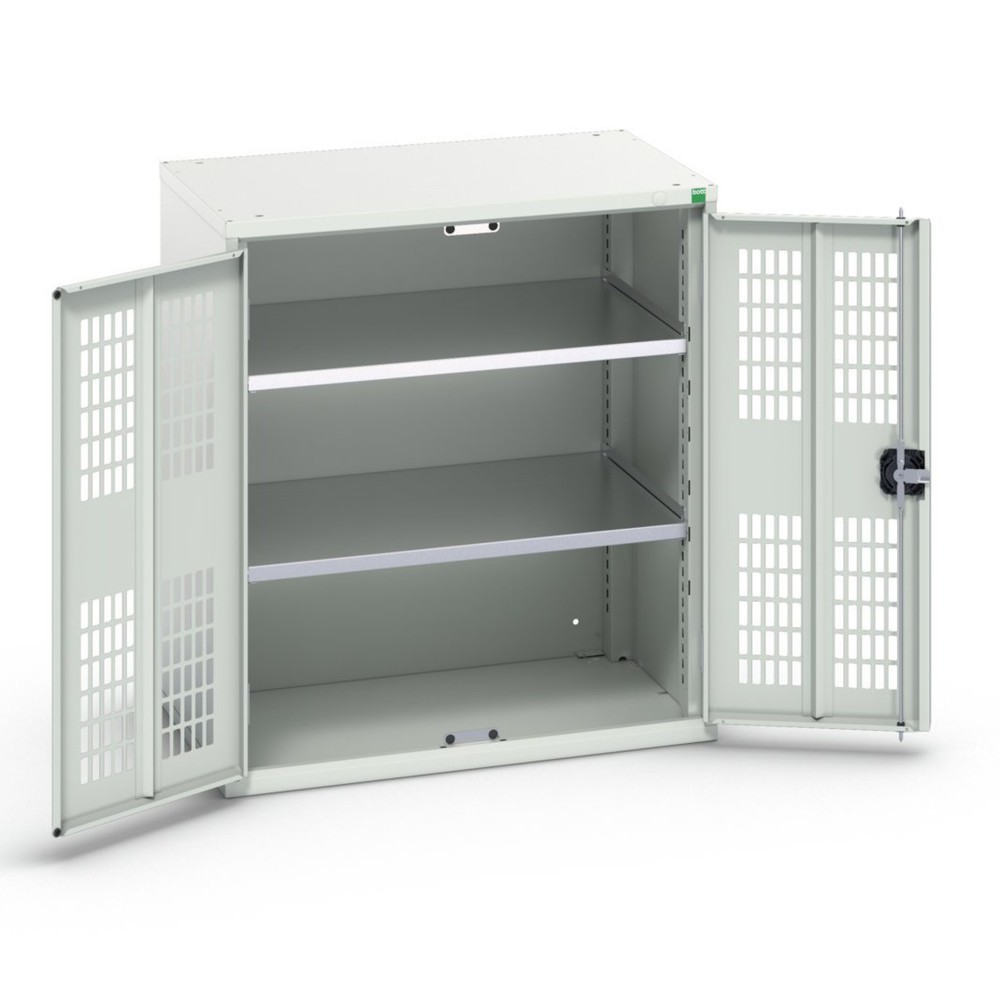 N° de l'image du produit 1 : bott Armoire à portes battantes verso avec ventilation, avec 2 tablettes, lxPxH : 800 x 550 x 900 mm