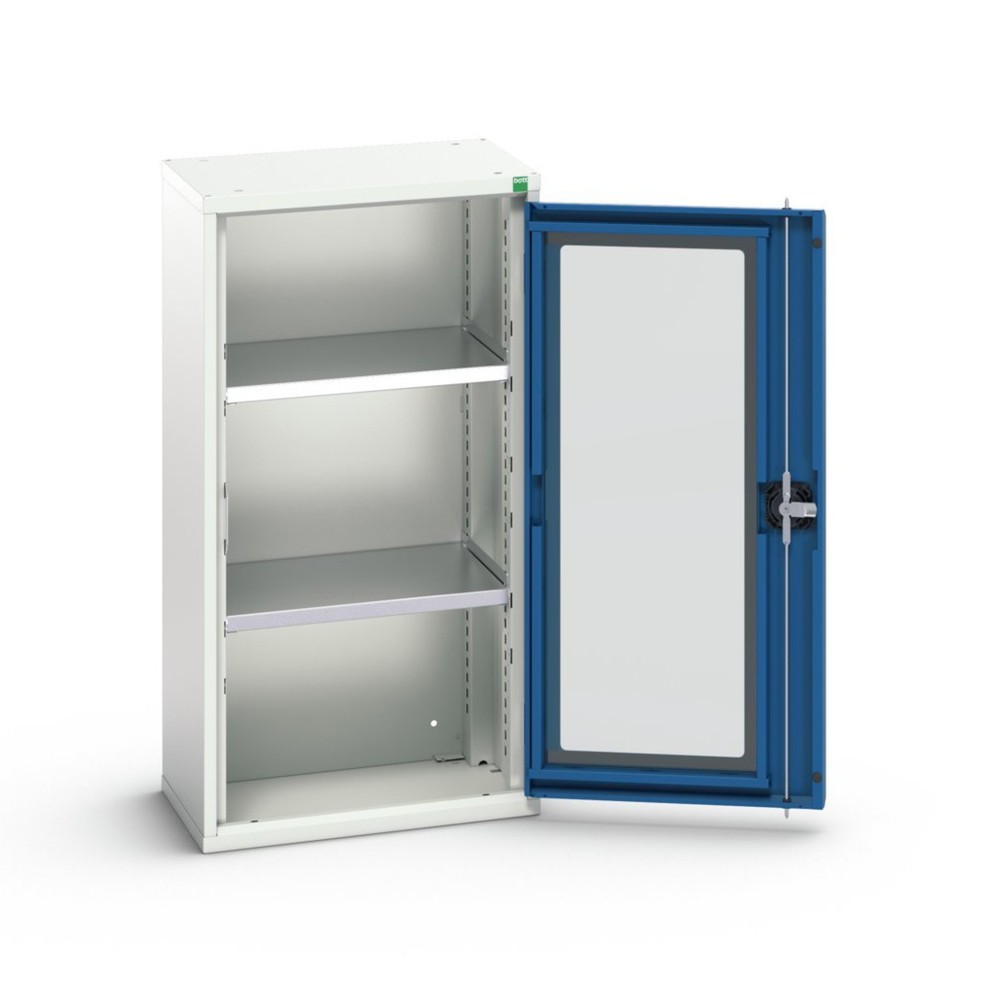 Numéro de l'image du produit 1: bott Armoire à porte battante verso, porte transparente, avec 2 tablettes, lxPxH : 525 x 350 x 1 000 mm