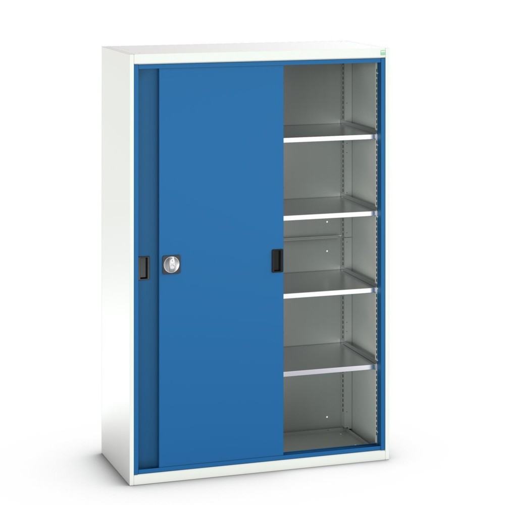 Numéro de l'image du produit 1: bott Armoire à portes coulissantes verso, avec 4 tablettes, lxPxH : 1 300 x 550 x 2 000 mm