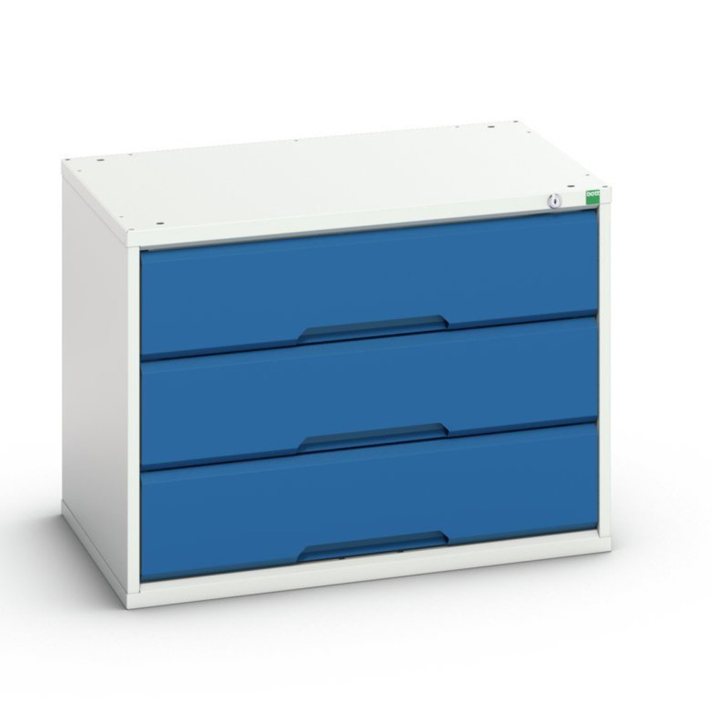 N° de l'image du produit 1 : bott Armoire à tiroirs verso, avec 3 tiroirs, lxPxH : 800 x 550 x 600 mm