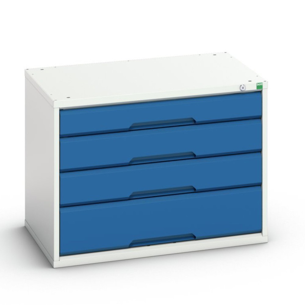 N° de l'image du produit 1 : bott Armoire à tiroirs verso, avec 4 tiroirs, lxPxH : 800 x 550 x 600 mm
