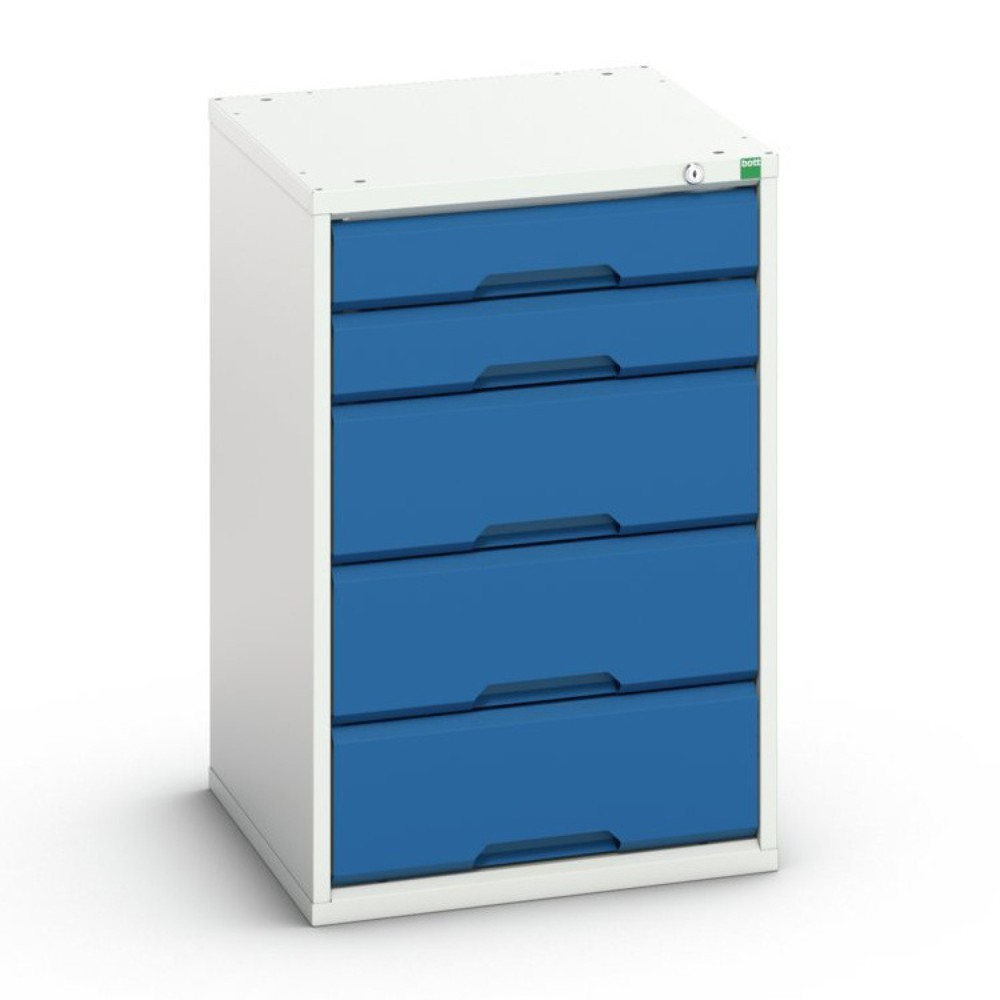 N° de l'image du produit 1 : bott Armoire à tiroirs verso, avec 5 tiroirs, lxPxH : 525 x 550 x 800 mm