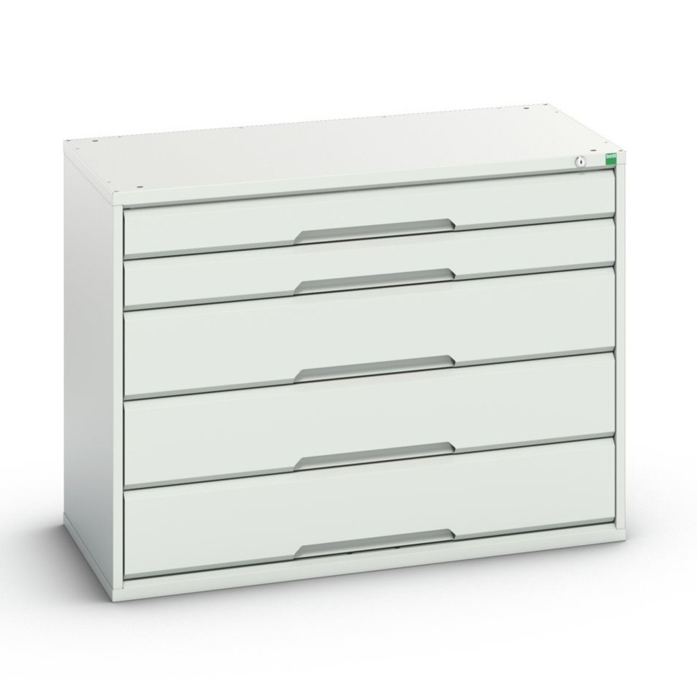 N° de l'image du produit 1 : bott Armoire à tiroirs verso, avec 5 tiroirs, lxPxH : 1 050 x 550 x 800 mm