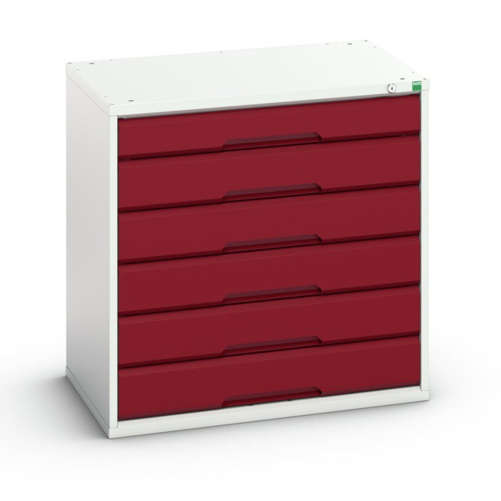 N° de l'image du produit 1 : bott Armoire à tiroirs verso, avec 6 tiroirs, lxPxH : 800 x 550 x 800 mm