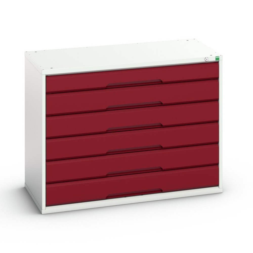 N° de l'image du produit 1 : bott Armoire à tiroirs verso, avec 6 tiroirs, lxPxH : 1 050 x 550 x 800 mm