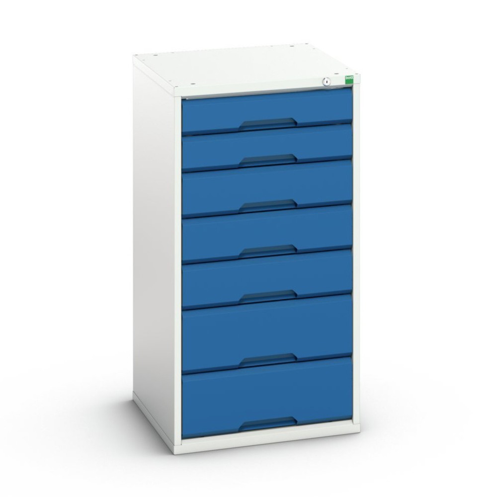 N° de l'image du produit 1 : bott Armoire à tiroirs verso, avec 7 tiroirs, lxPxH : 525 x 550 x 1 000 mm