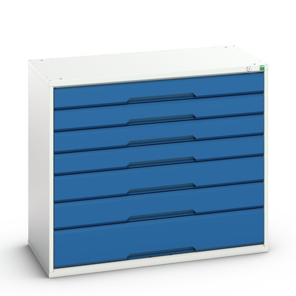 N° de l'image du produit 1 : bott Armoire à tiroirs verso, avec 7 tiroirs, lxPxH : 1 050 x 550 x 900 mm