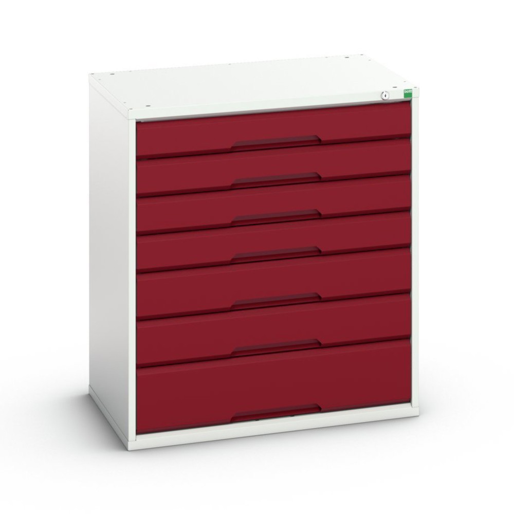 N° de l'image du produit 1 : bott Armoire à tiroirs verso, avec 7 tiroirs, lxPxH : 800 x 550 x 900 mm