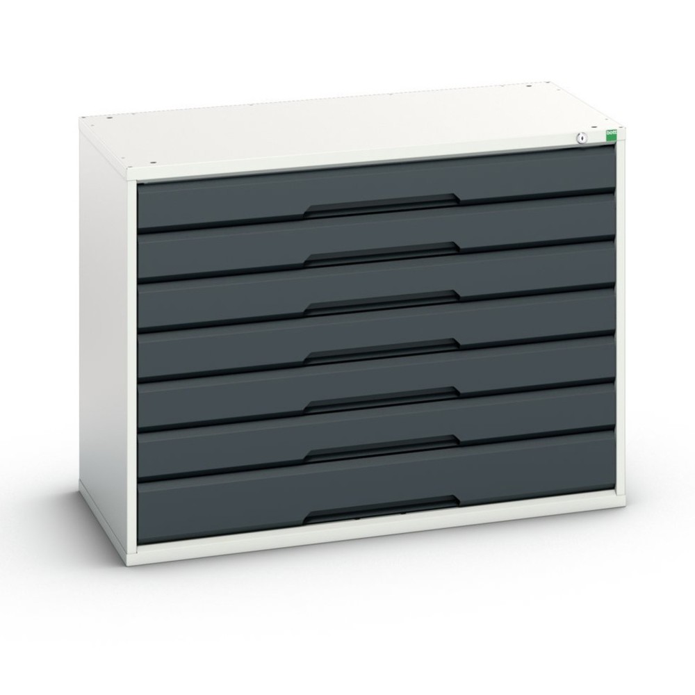 N° de l'image du produit 1 : bott Armoire à tiroirs verso, avec 7 tiroirs, lxPxH : 1 050 x 550 x 800 mm