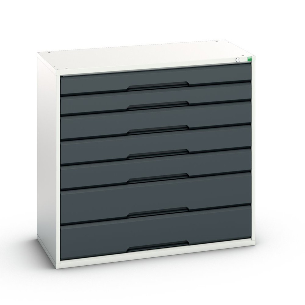N° de l'image du produit 1 : bott Armoire à tiroirs verso, avec 7 tiroirs, lxPxH : 1 050 x 550 x 1 000 mm