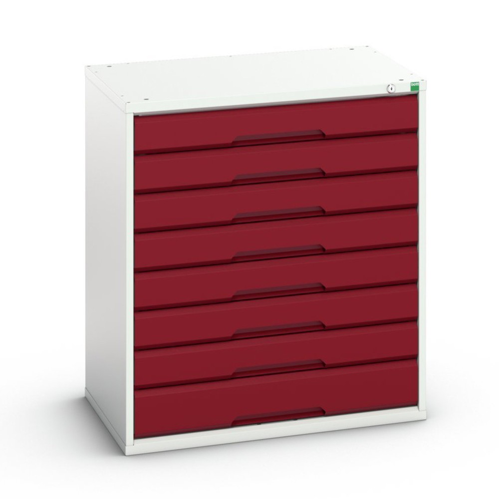 N° de l'image du produit 1 : bott Armoire à tiroirs verso, avec 8 tiroirs, lxPxH : 800 x 550 x 900 mm