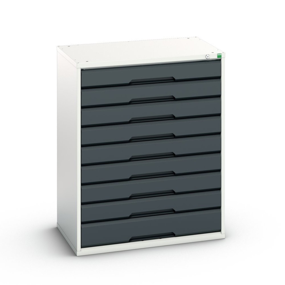 N° de l'image du produit 1 : bott Armoire à tiroirs verso, avec 9 tiroirs, lxPxH : 800 x 550 x 1 000 mm