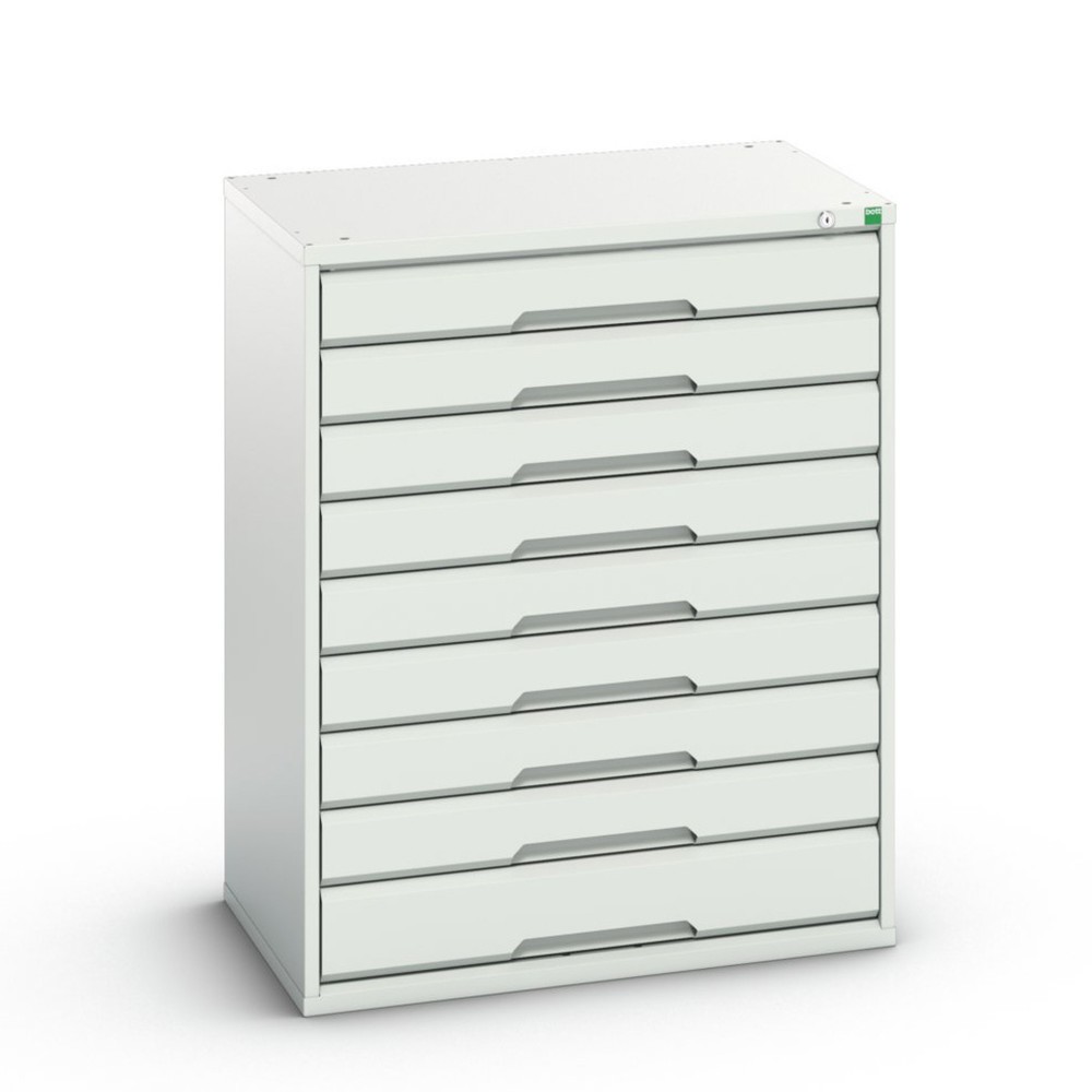 N° de l'image du produit 1 : bott Armoire à tiroirs verso, avec 9 tiroirs, lxPxH : 800 x 550 x 1 000 mm