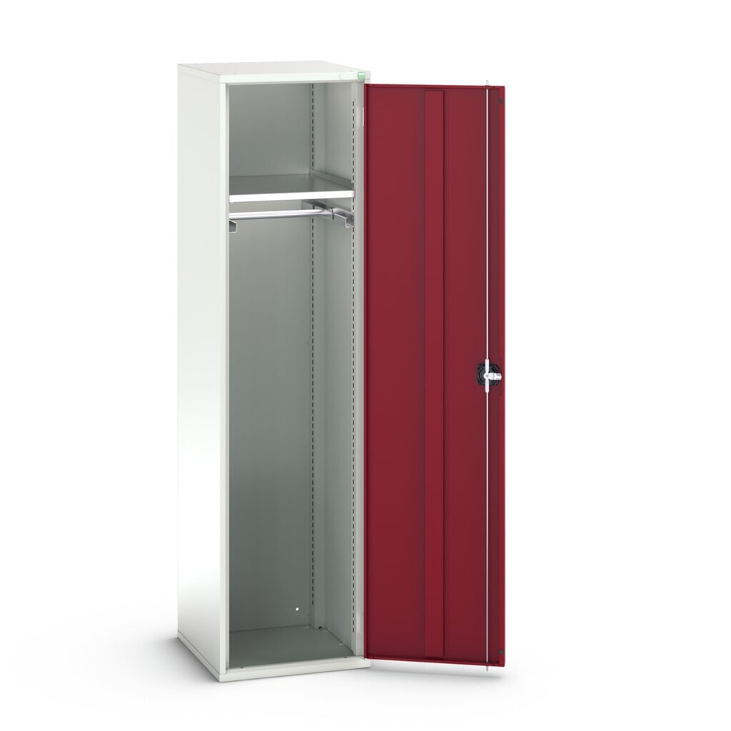 bott verso Armoire-penderie, avec 1 tablette et 1 tringle à vêtements, l x P x H : 525 mm x 550 mm x 2000 mm N° de l'image du produit 1 : bott verso Armoire-penderie, avec 1 tablette et 1 tringle à vêtements, l x P x H : 525 mm x 550 mm x 2000 mm