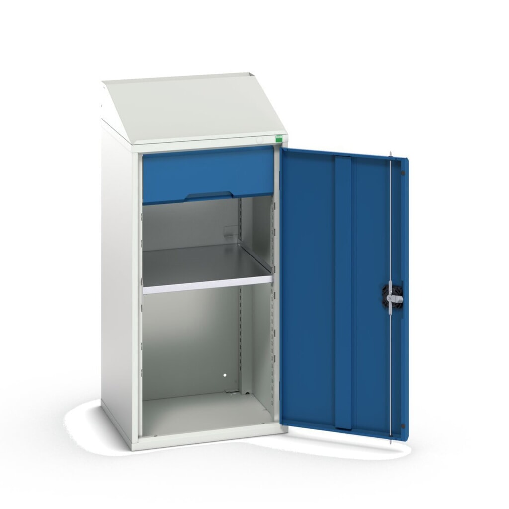 bott Armoire-pupitre verso, avec 1 tablette et 1 tiroir, lxPxH : 525 x 550 x 1 130 mm N° de l'image du produit 1 : bott Armoire-pupitre verso, avec 1 tablette et 1 tiroir, lxPxH : 525 x 550 x 1 130 mm