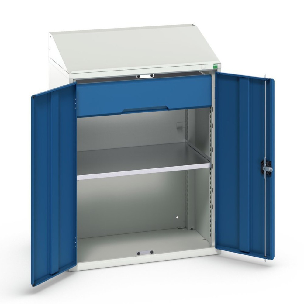 N° de l'image du produit 1 : bott Armoire-pupitre verso, avec 1 tablette et 1 tiroir, lxPxH : 800 x 550 x 1 130 mm
