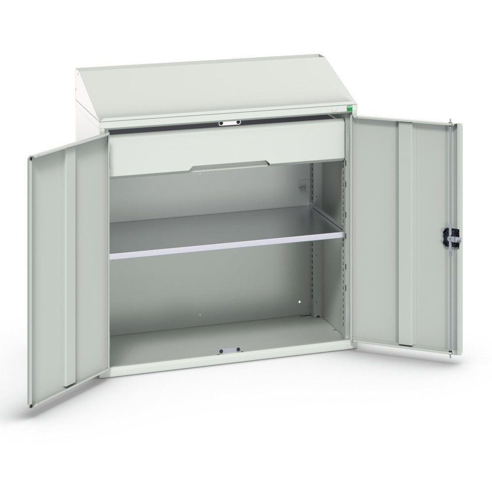 N° de l'image du produit 1 : bott Armoire-pupitre verso, avec 1 tablette et 1 tiroir, lxPxH : 1 050 x 550 x 1 130 mm