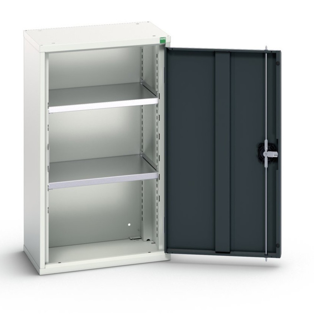 N° de l'image du produit 1 : bott Armoire suspendue avec porte battante verso, avec 2 tablettes, lxPxH : 525 x 350 x 900 mm
