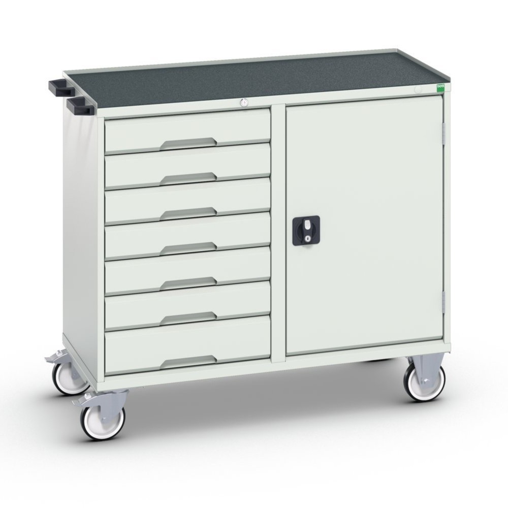 Illustration du produit: bott verso Chariot de montage, avec 7 tiroirs, porte et rebord