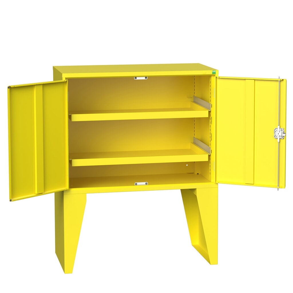 Ensemble de supports bott verso pour armoire à produits chimiques Illustration du produit: Ensemble de supports bott verso pour armoire à produits chimiques