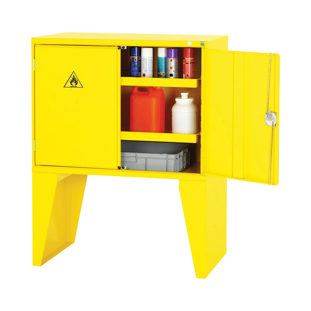 Ensemble de supports bott verso pour armoire à produits chimiques N° de l'image du produit 2 : Ensemble de supports bott verso pour armoire à produits chimiques